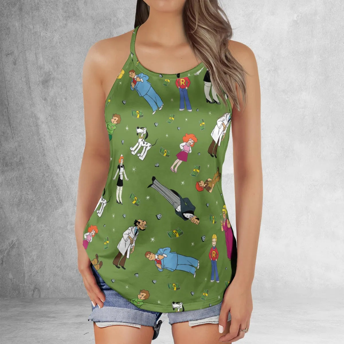 Criss Cross Tank Top - PC8JENM8