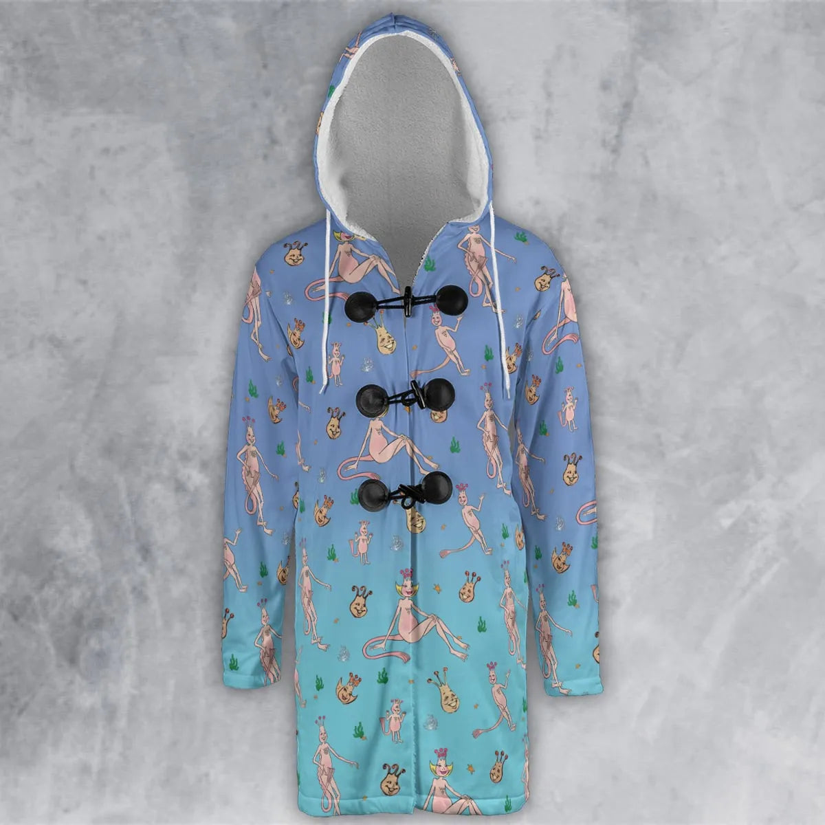 Hooded Cloak Coat - WCE9JPW4