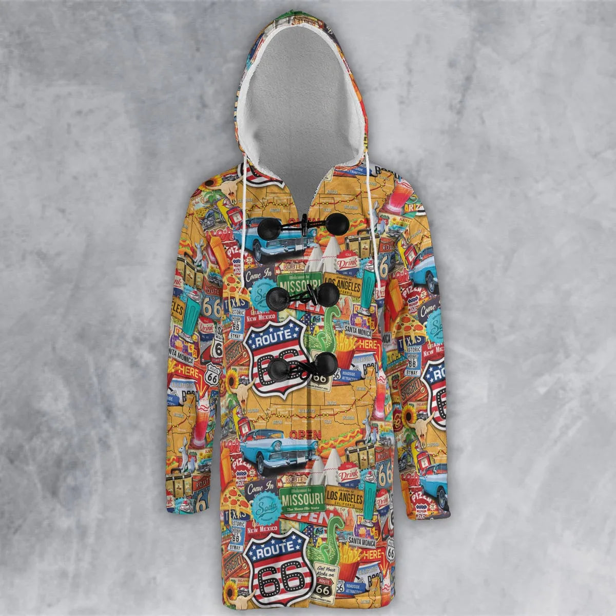 Hooded Cloak Coat - 8RDPS9AT
