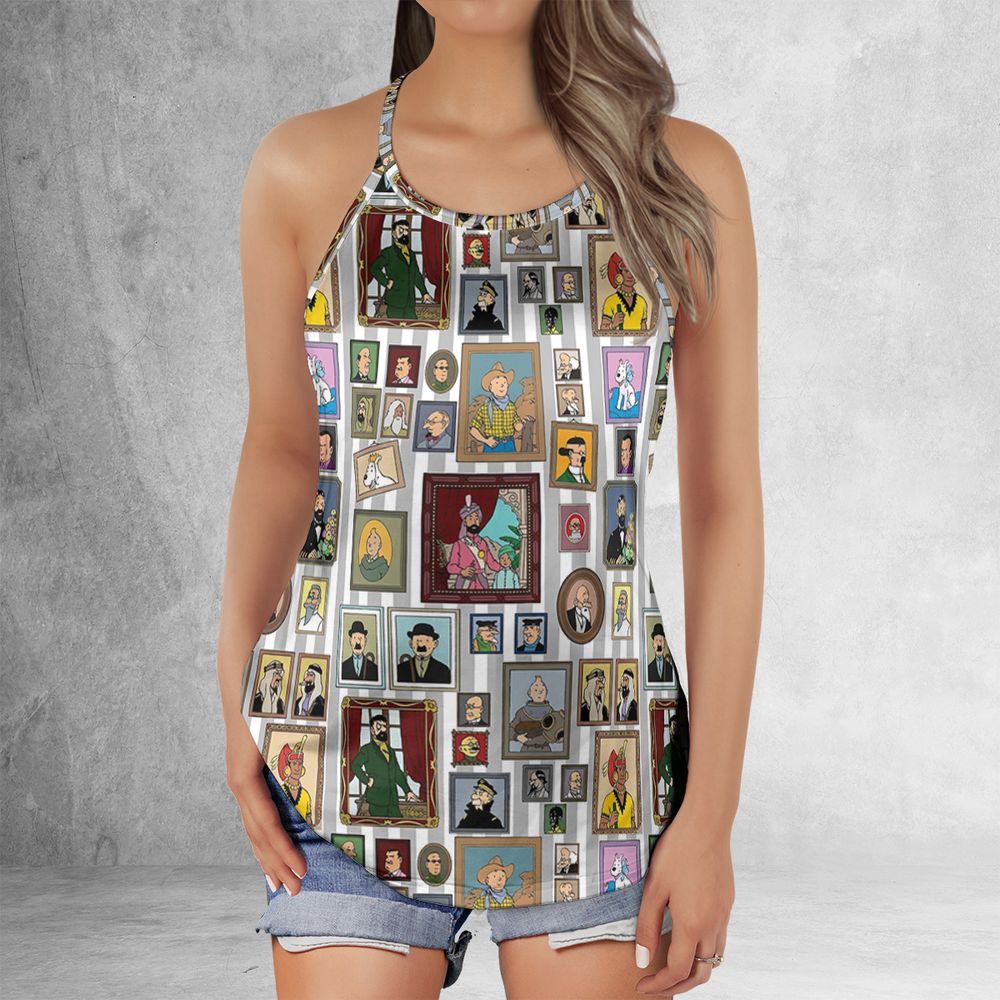 Criss Cross Tank Top - 7BEWMXVS -  - 2