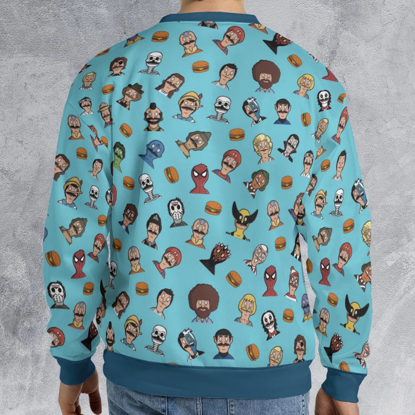 All-over Print Sweatshirt - WUG2D1NJ