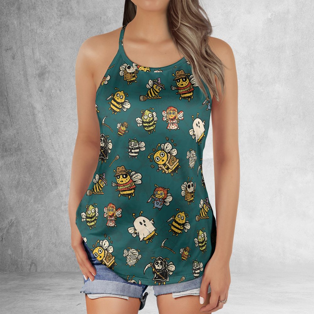 Criss Cross Tank Top - FF1UM6KQ -  - 2