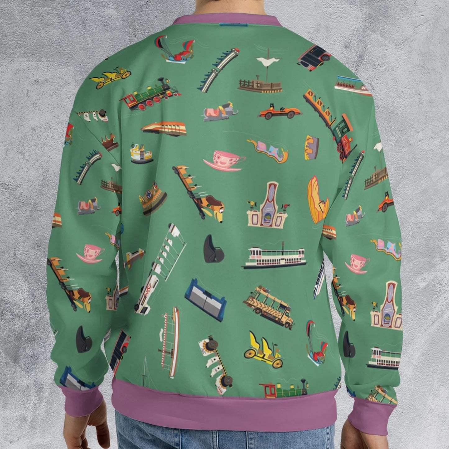 All-over Print Sweatshirt - Y2RZD7AQ