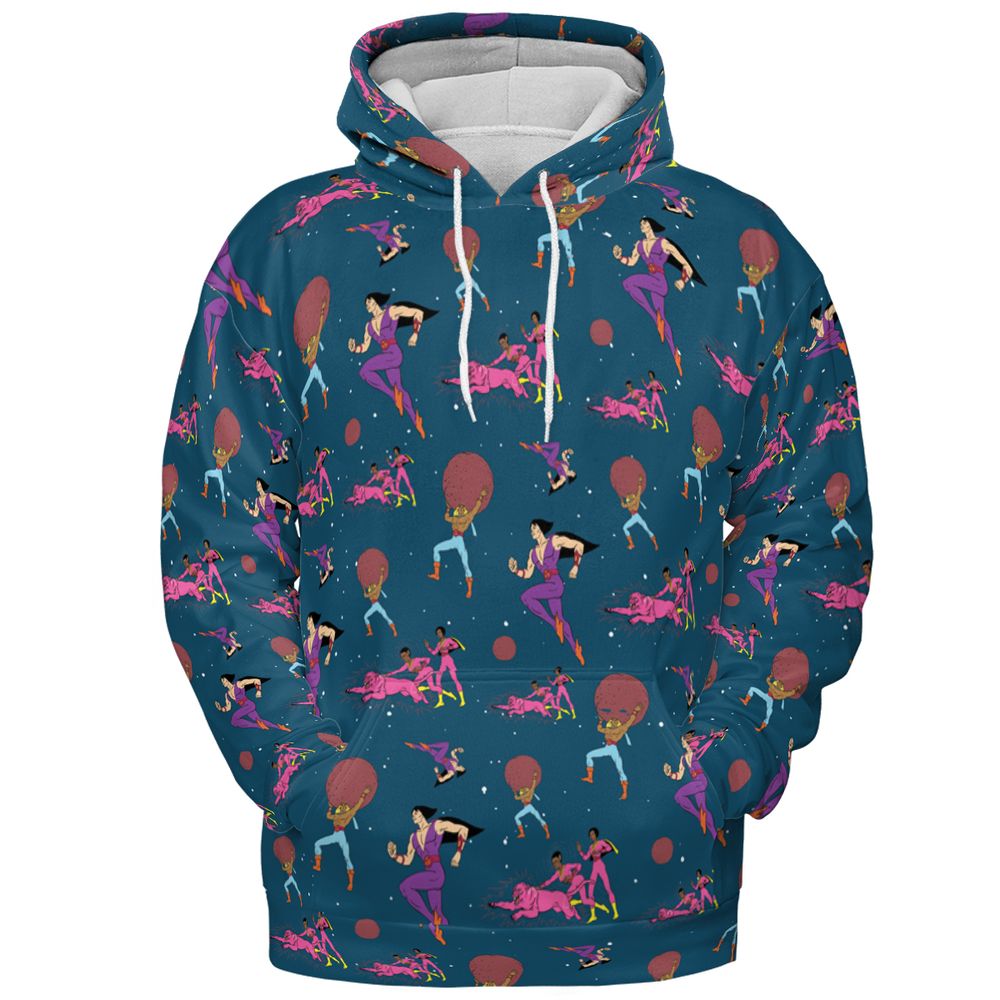 All-over Print Hoodie - 5JENQ5YU -  - 2