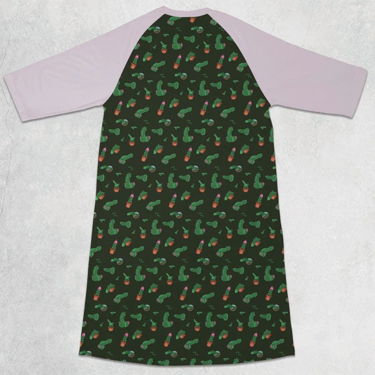 3/4 Sleeve Raglan Dress - MGAXMZ46