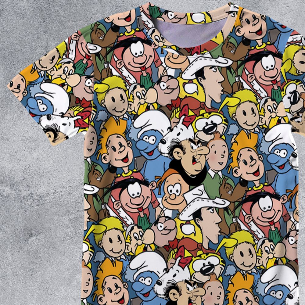 All-Over Print Unisex T-Shirt - J4HF15CP -  - 2