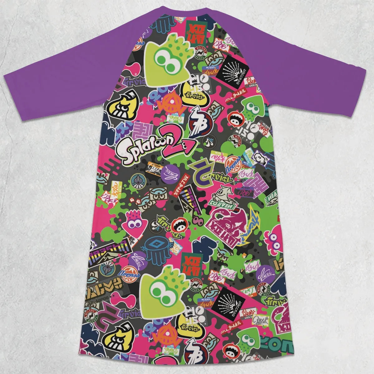 3/4 Sleeve Raglan Dress - 5J3RSLAT