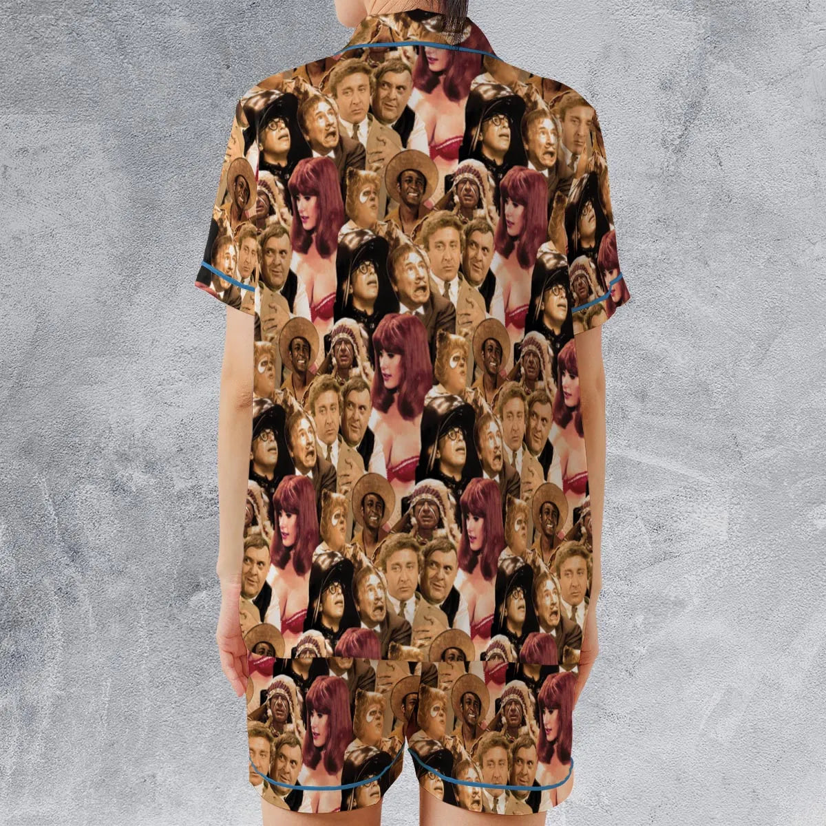 Satin Short-Sleeve Pajamas Set - XD6BKTQZ