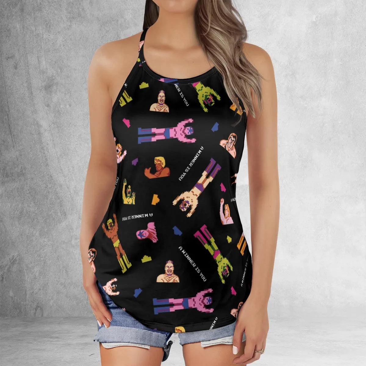 Criss Cross Tank Top - 8SSCDR1Z
