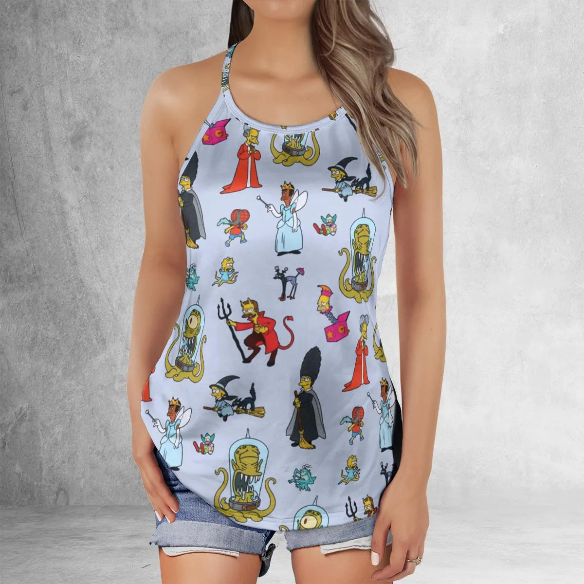 Criss Cross Tank Top - 3252TUN6