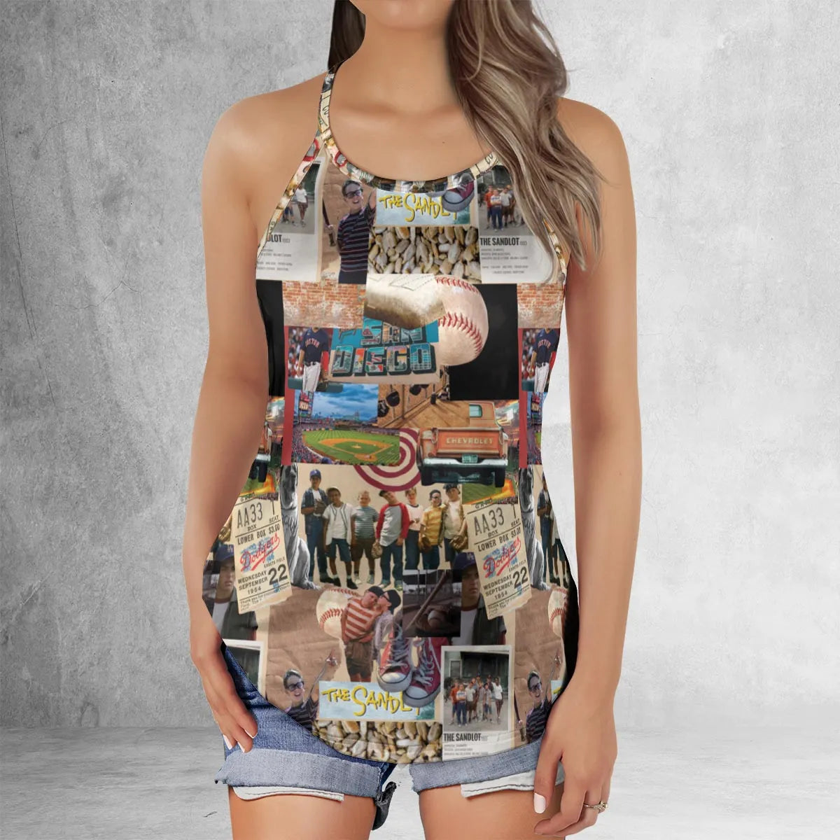 Criss Cross Tank Top - 6DM9ALRF