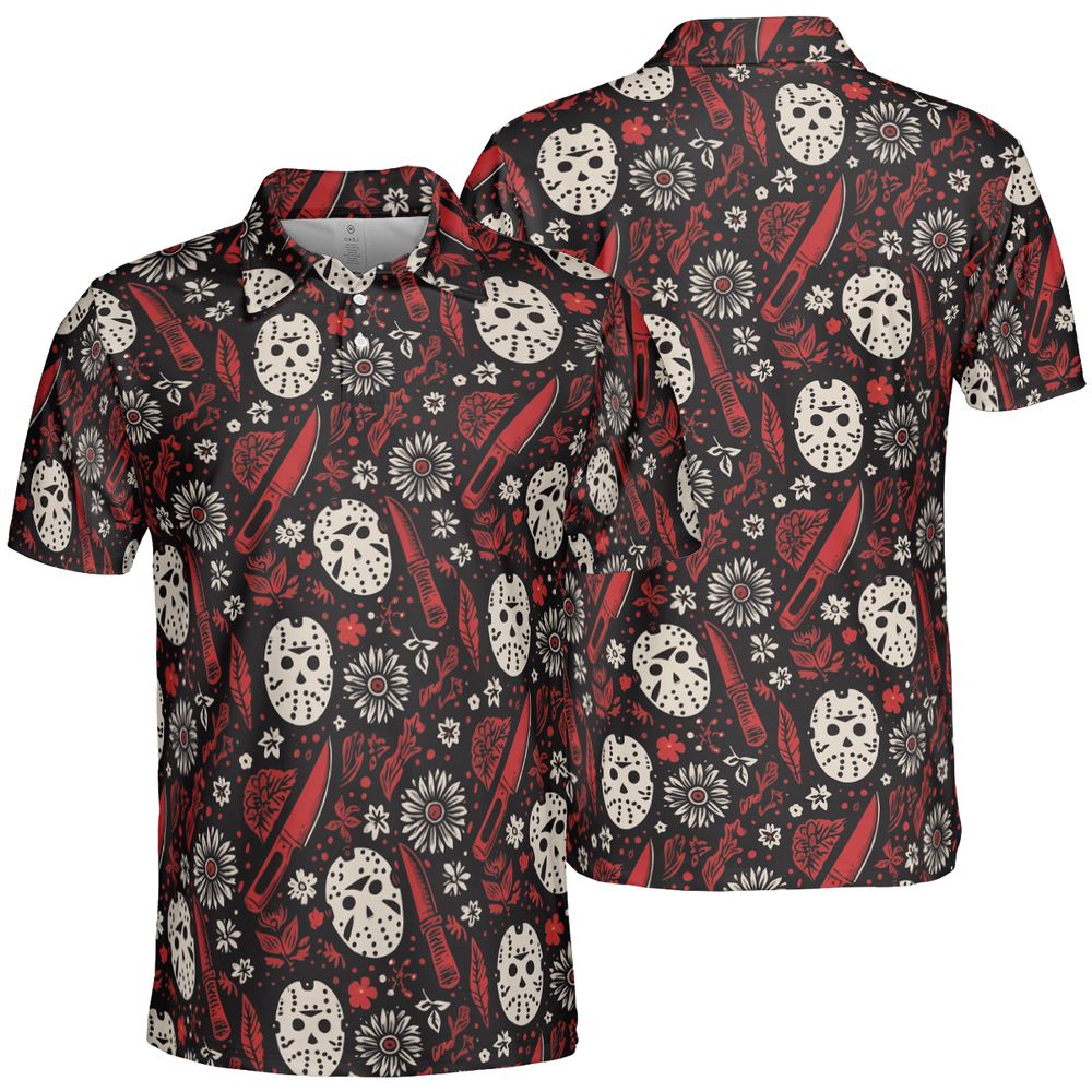 AOP Men/Women Polo Shirt - PVA2D4EA -  - 2