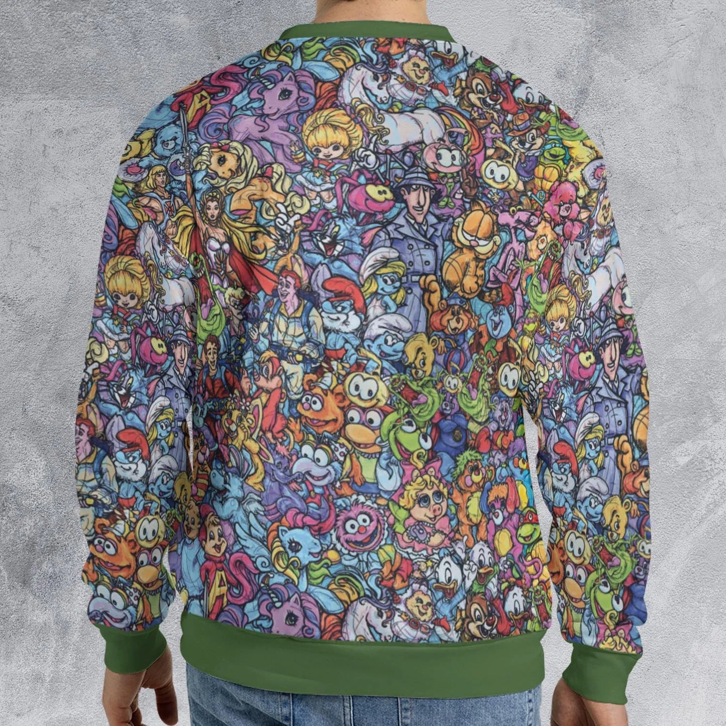 All-over Print Sweatshirt - VXLMLTYH