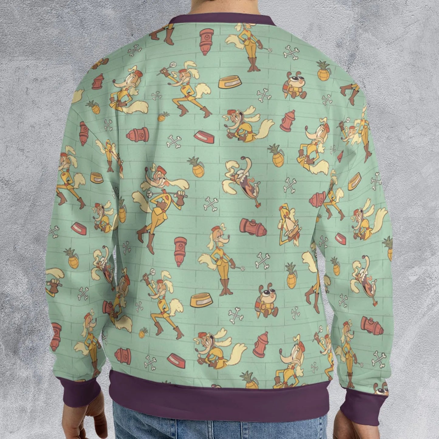 All-over Print Sweatshirt - KBBA2NVC