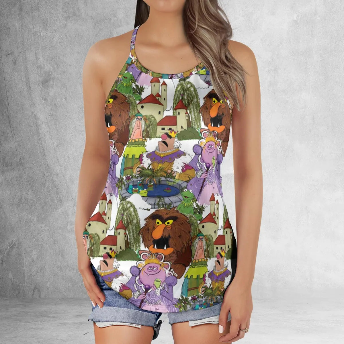 Criss Cross Tank Top - NVB1XLEK
