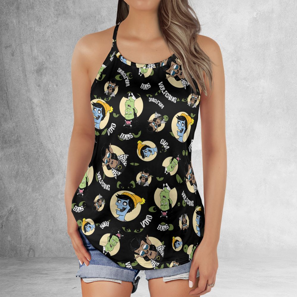 Criss Cross Tank Top - AKHLBTAZ -  - 2