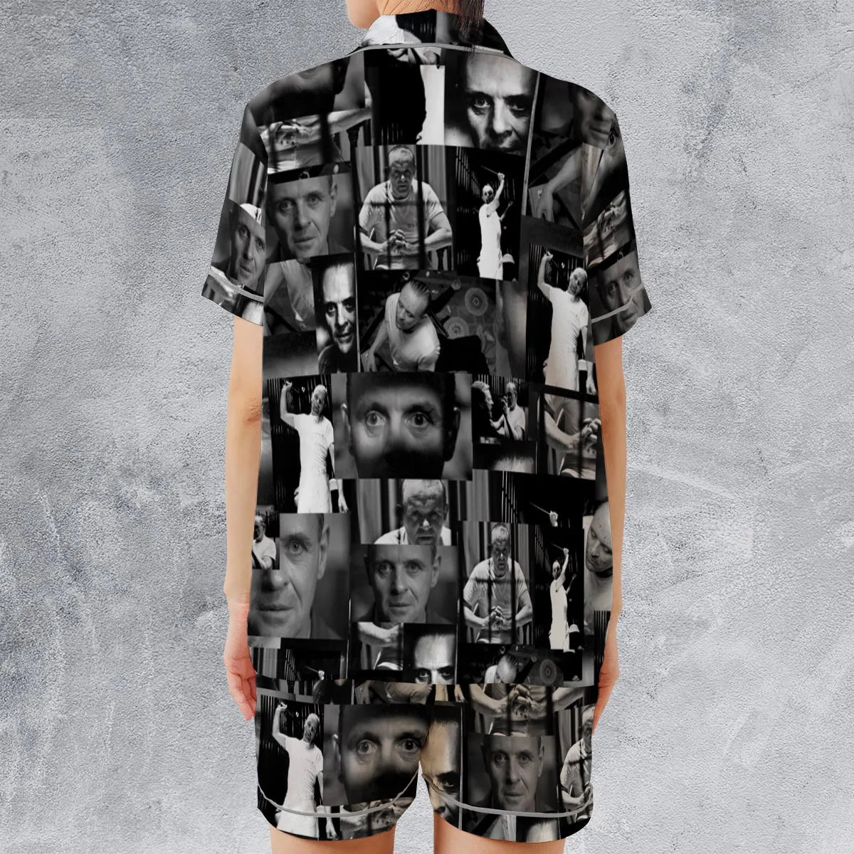 Satin Short-Sleeve Pajamas Set - KDD3RJLY