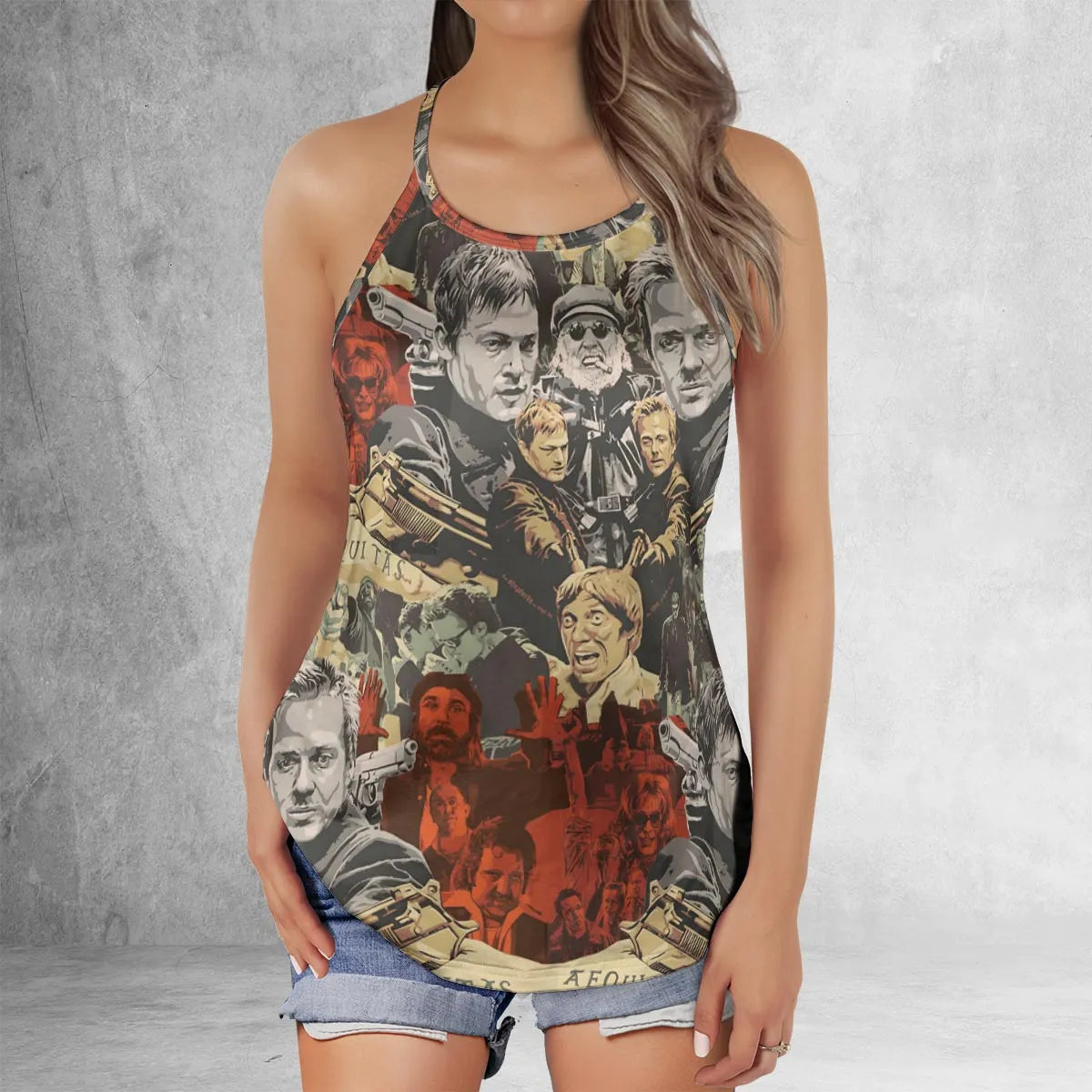 Criss Cross Tank Top - R4N5FYN1