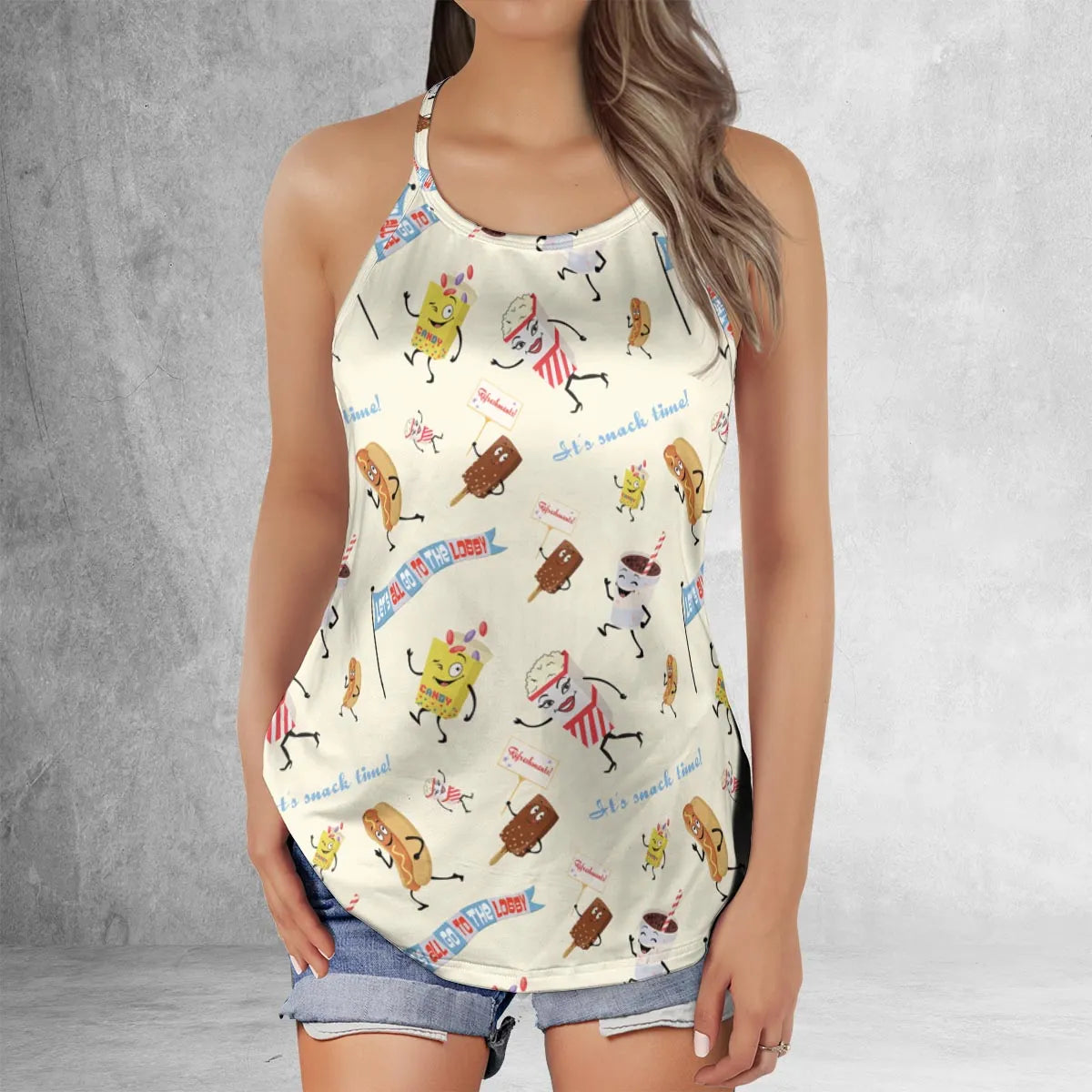 Criss Cross Tank Top - 3FNVPGBZ