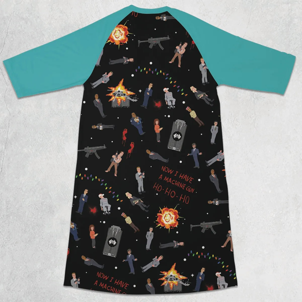 3/4 Sleeve Raglan Dress - ZEDMRJ4M