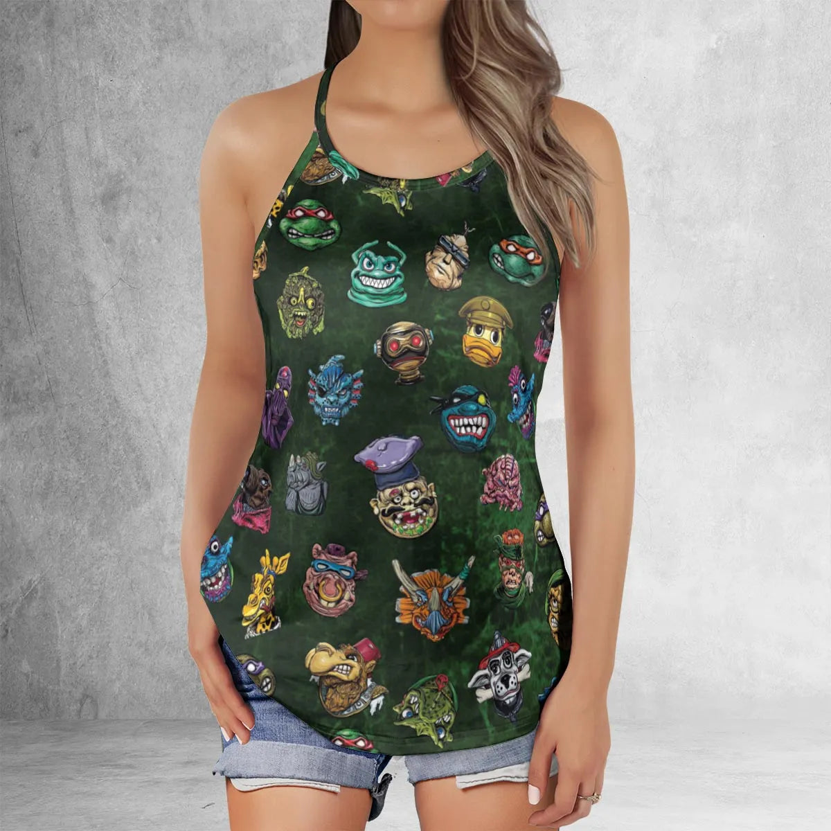 Criss Cross Tank Top - MLZDB4LY