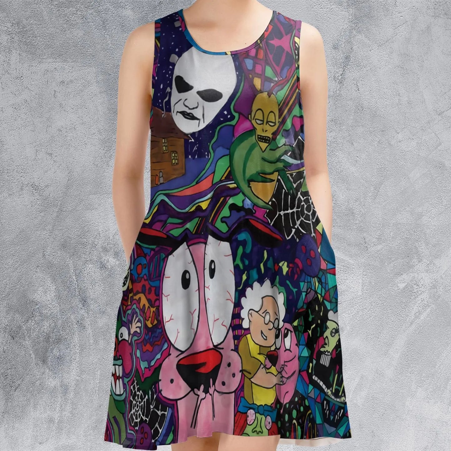 Sleeveless Dress - J8H8SLT4