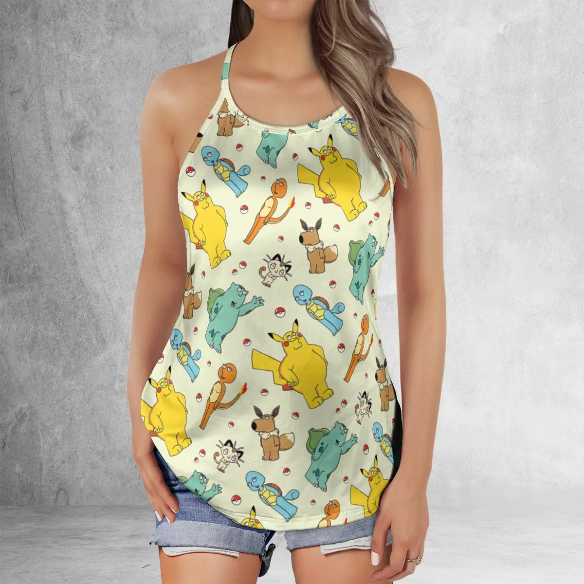 Criss Cross Tank Top - MVTVSX43