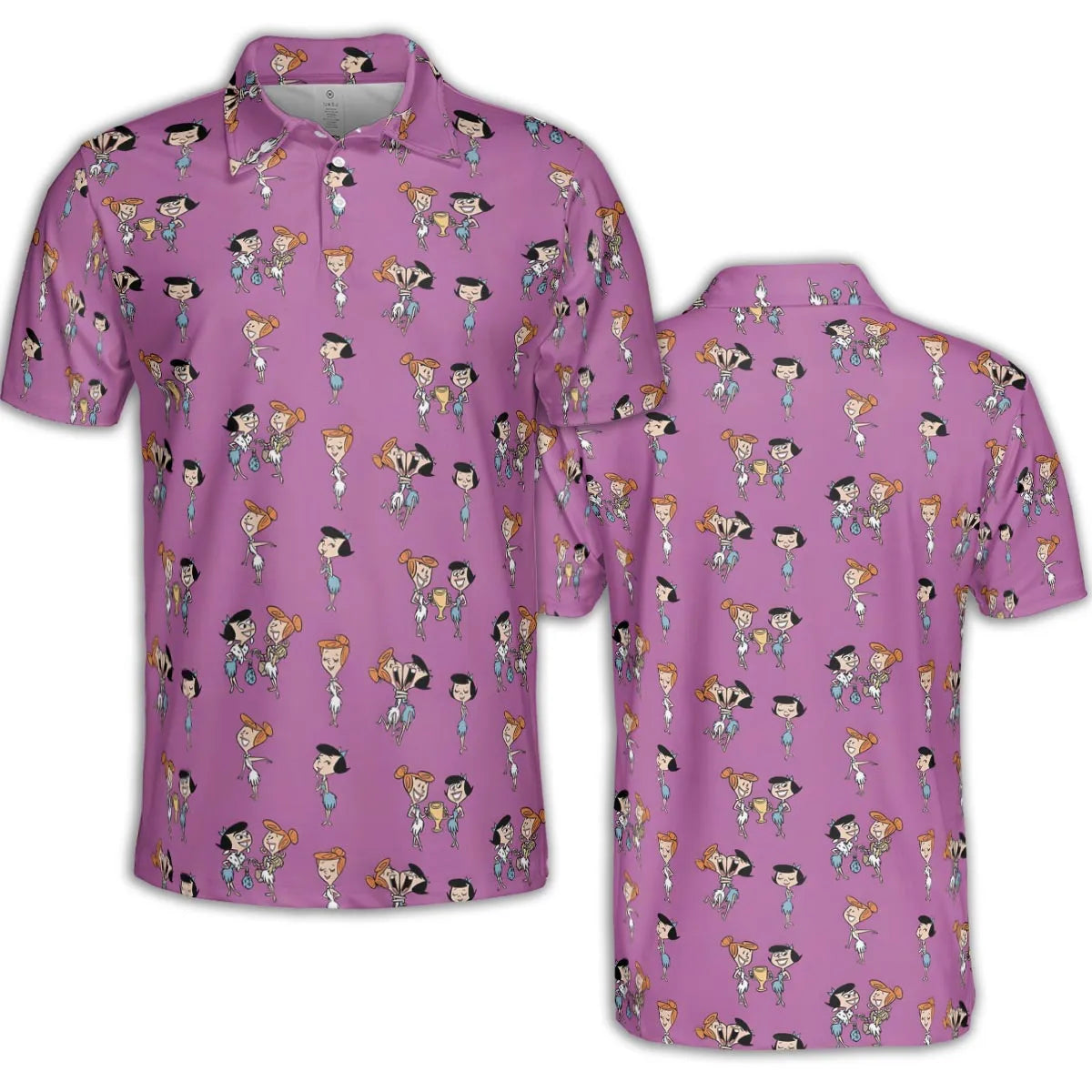 AOP Men/Women Polo Shirt - NFVXKWNQ