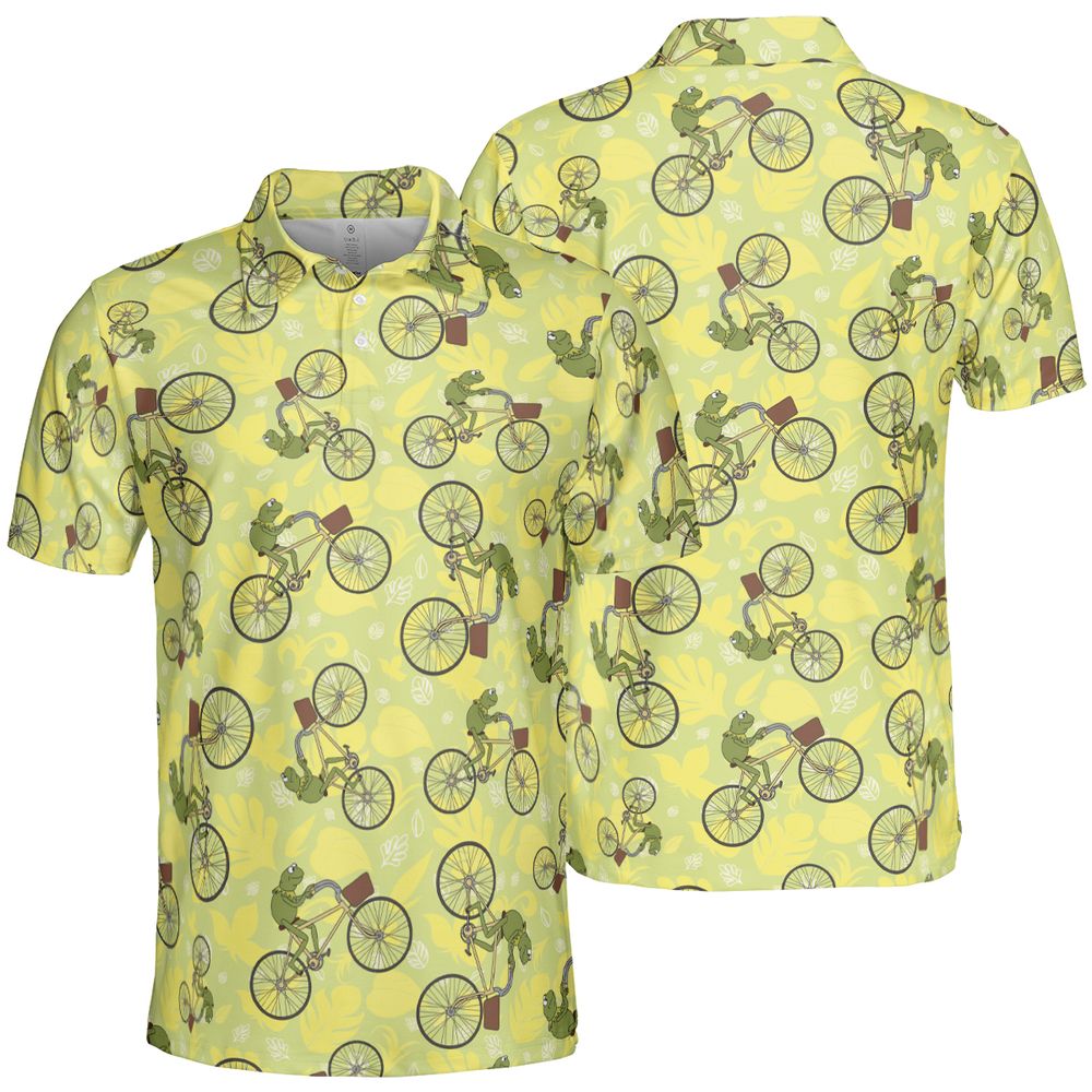 Kermit riding a bike -  - 2