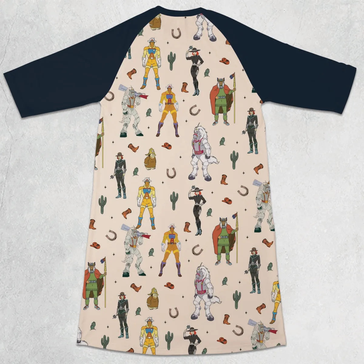 3/4 Sleeve Raglan Dress - F6SY4UUP