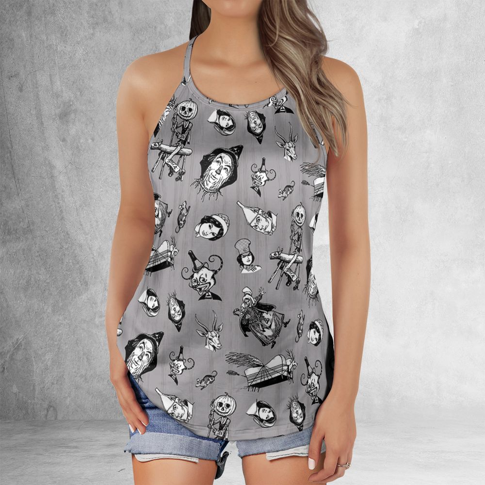 Criss Cross Tank Top - V6VSXVLS -  - 2