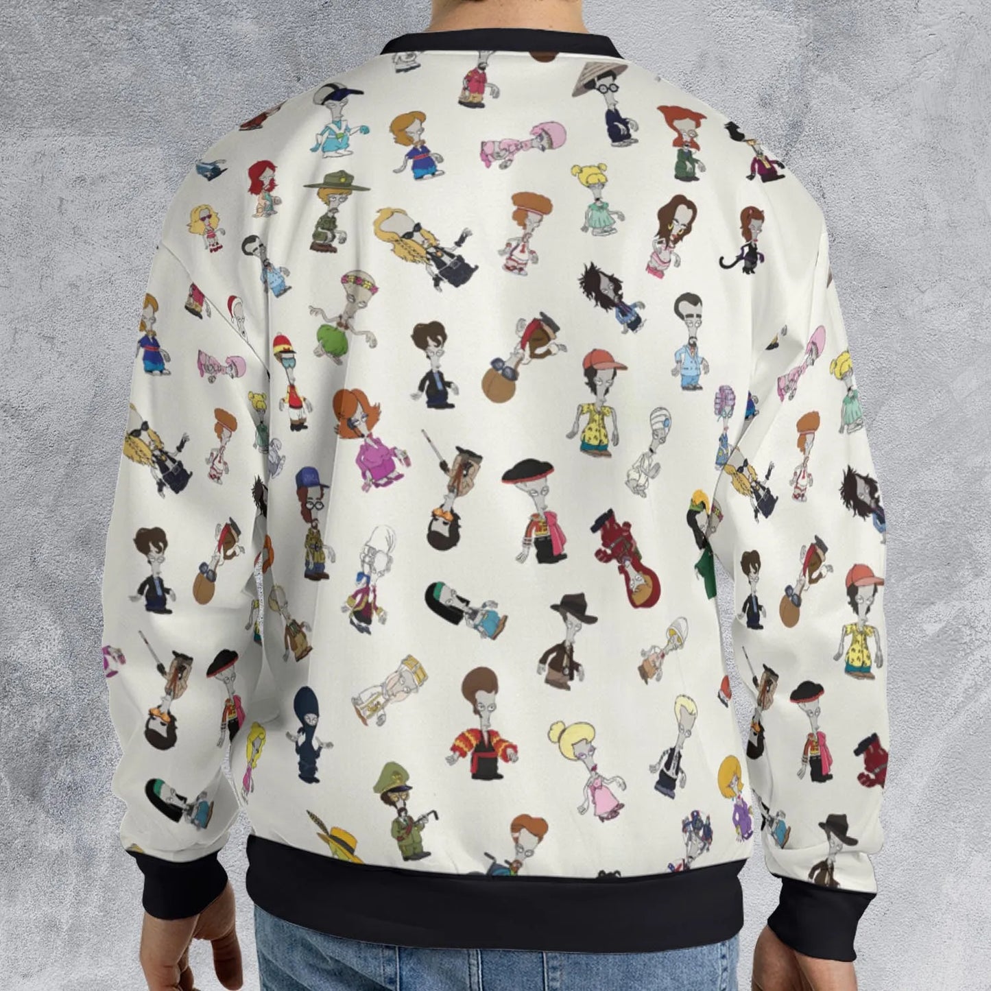 All-over Print Sweatshirt - XTRERV7J