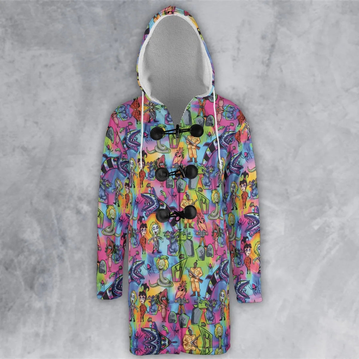 Hooded Cloak Coat - 4YE4LGFC