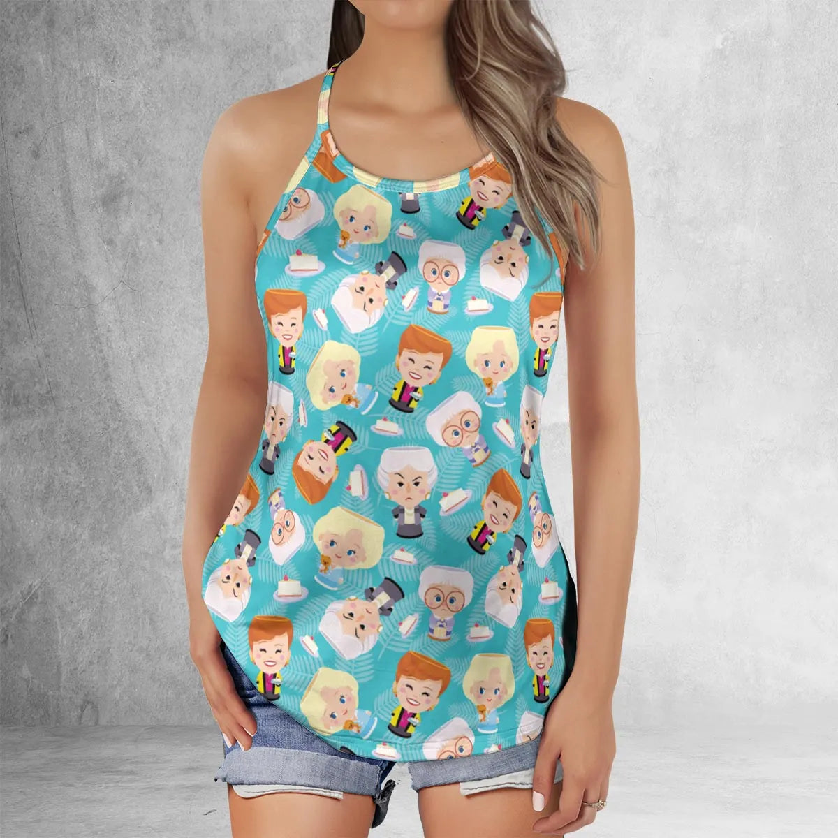 Criss Cross Tank Top - LNHTHA1P