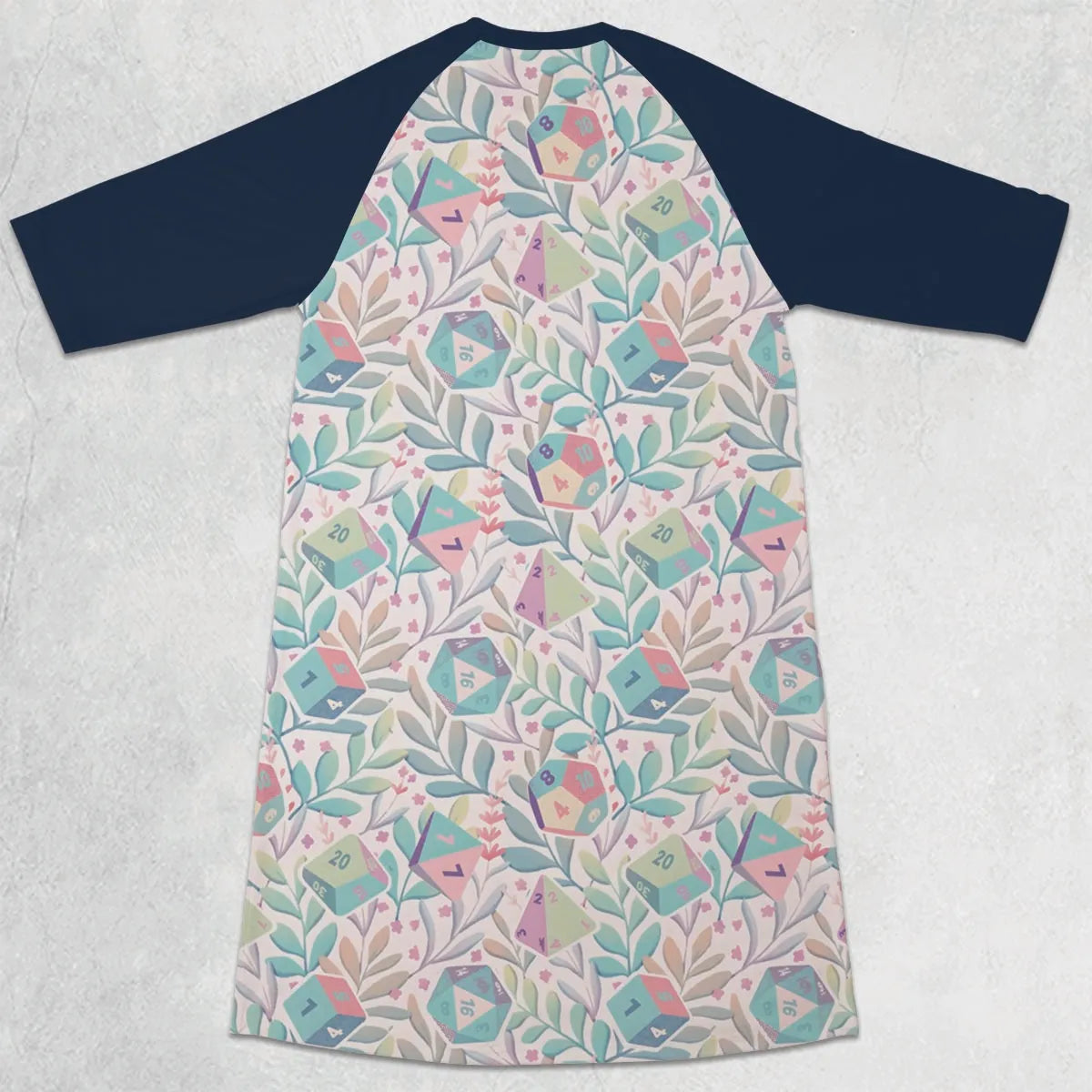 3/4 Sleeve Raglan Dress - 8G529ADE