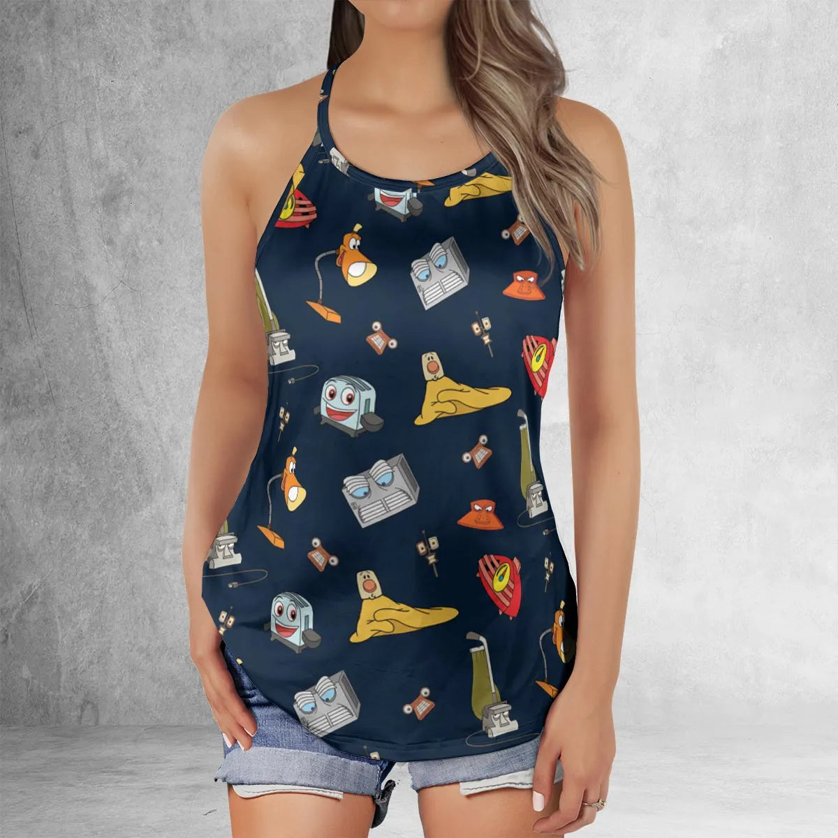 Criss Cross Tank Top - Z3VW4BEY