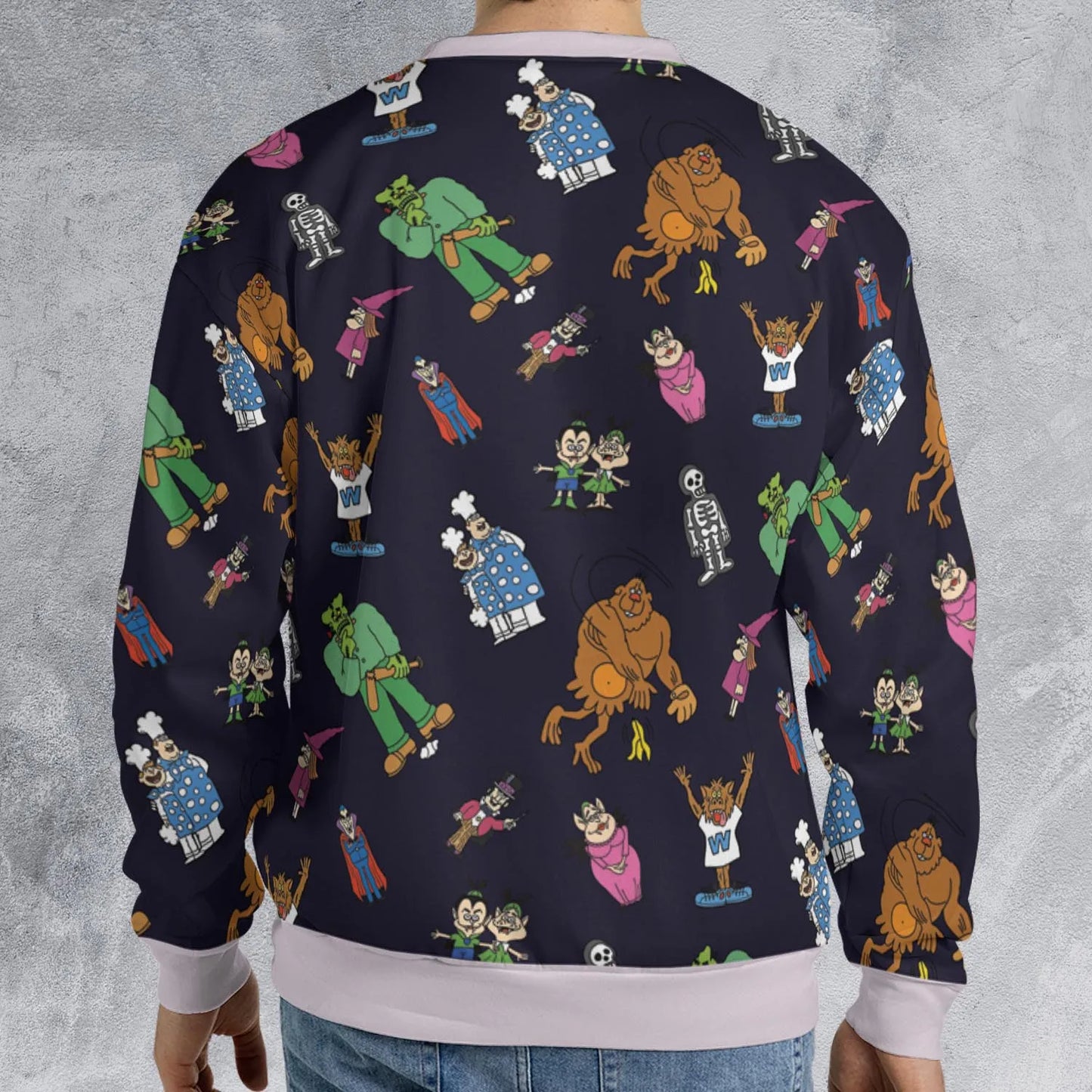 All-over Print Sweatshirt - LJ7L3ZQ5