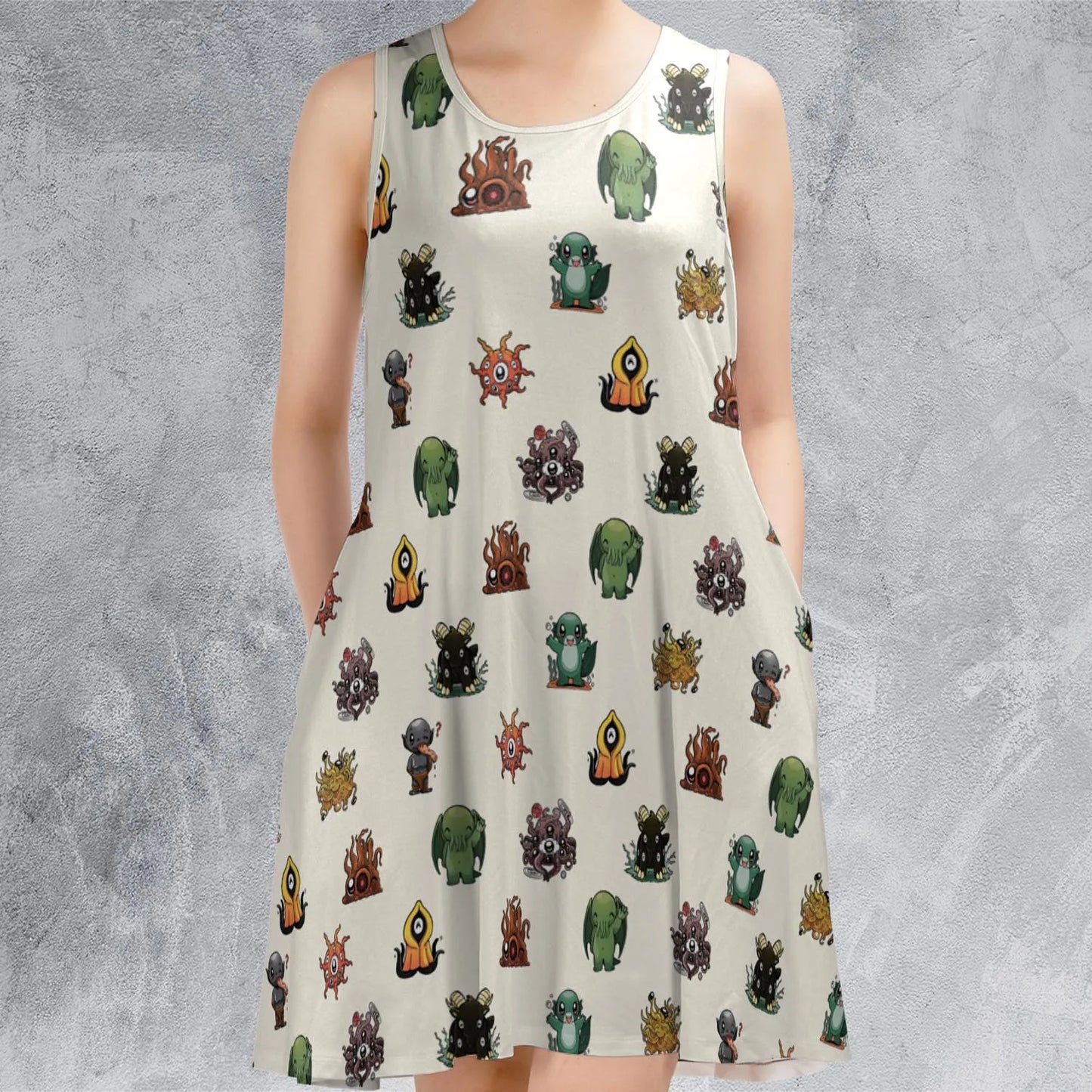 Sleeveless Dress - BKBL4HE2
