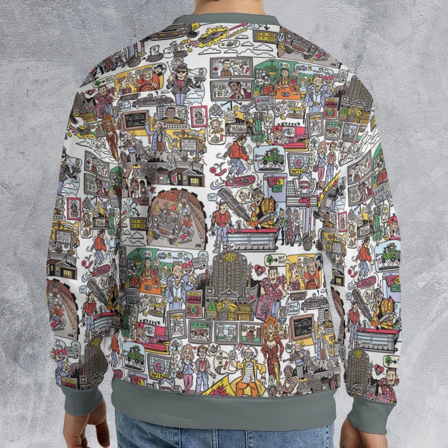 All-over Print Sweatshirt - DYCLGF5H