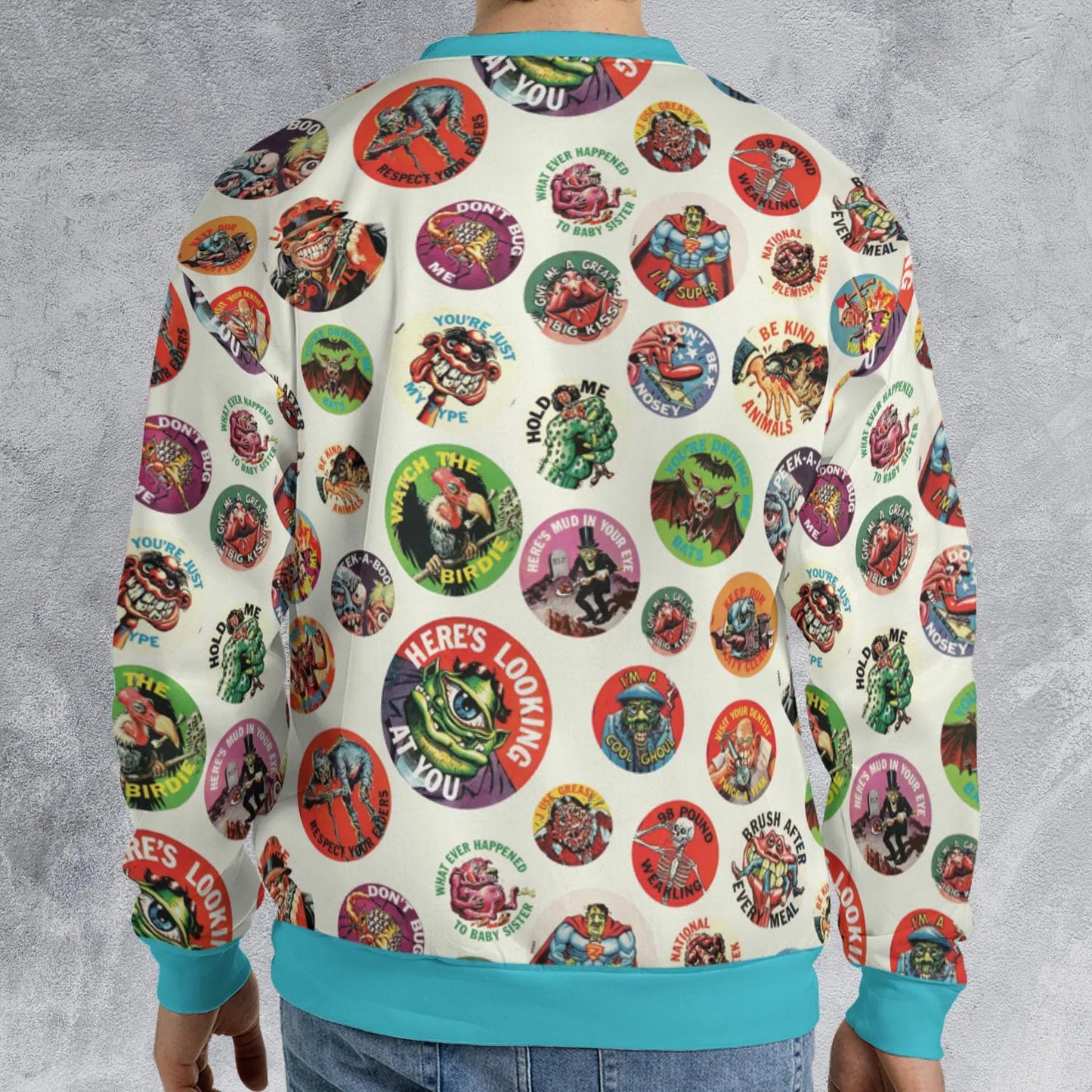 All-over Print Sweatshirt - 6D9UU7HG