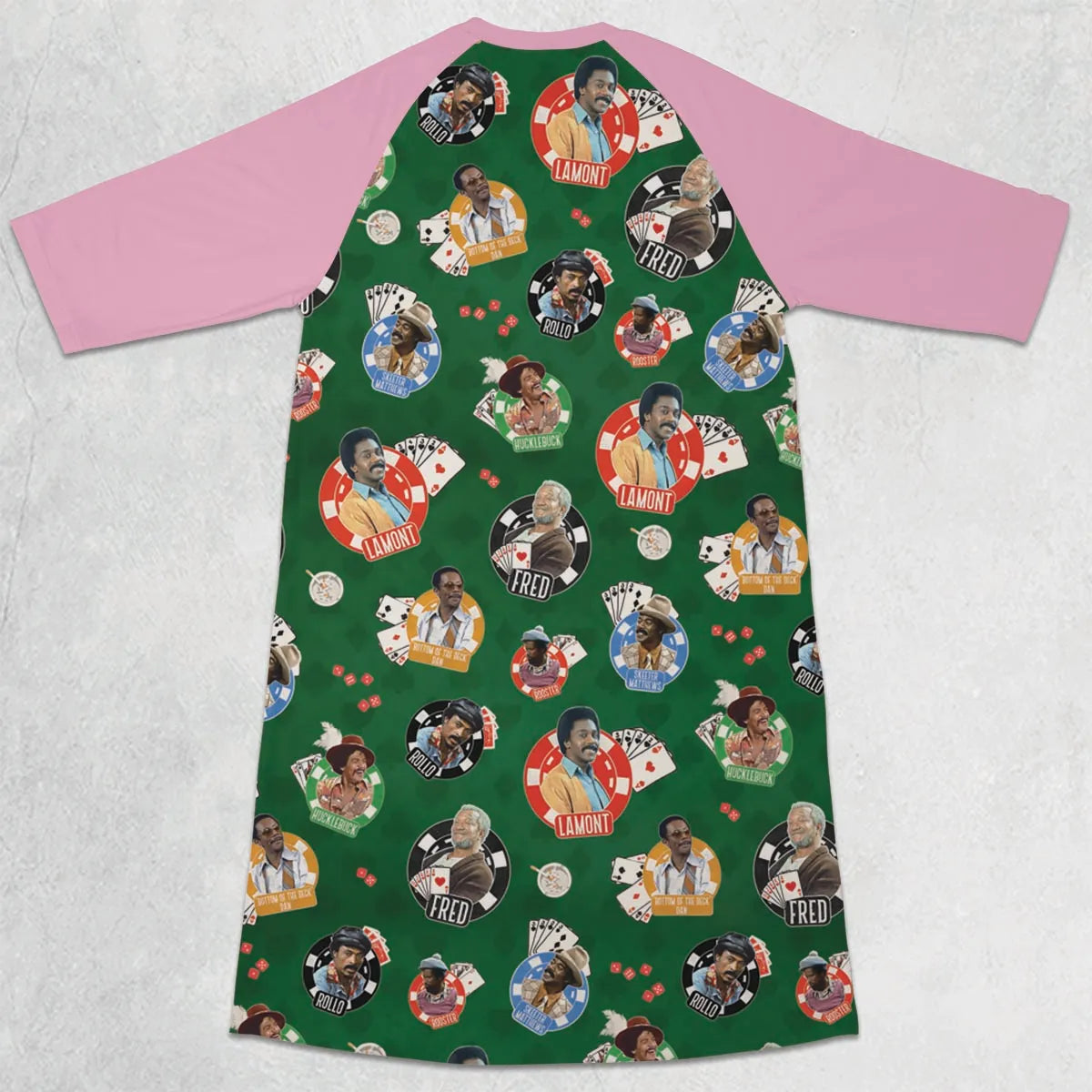 3/4 Sleeve Raglan Dress - WJSX1ZEK