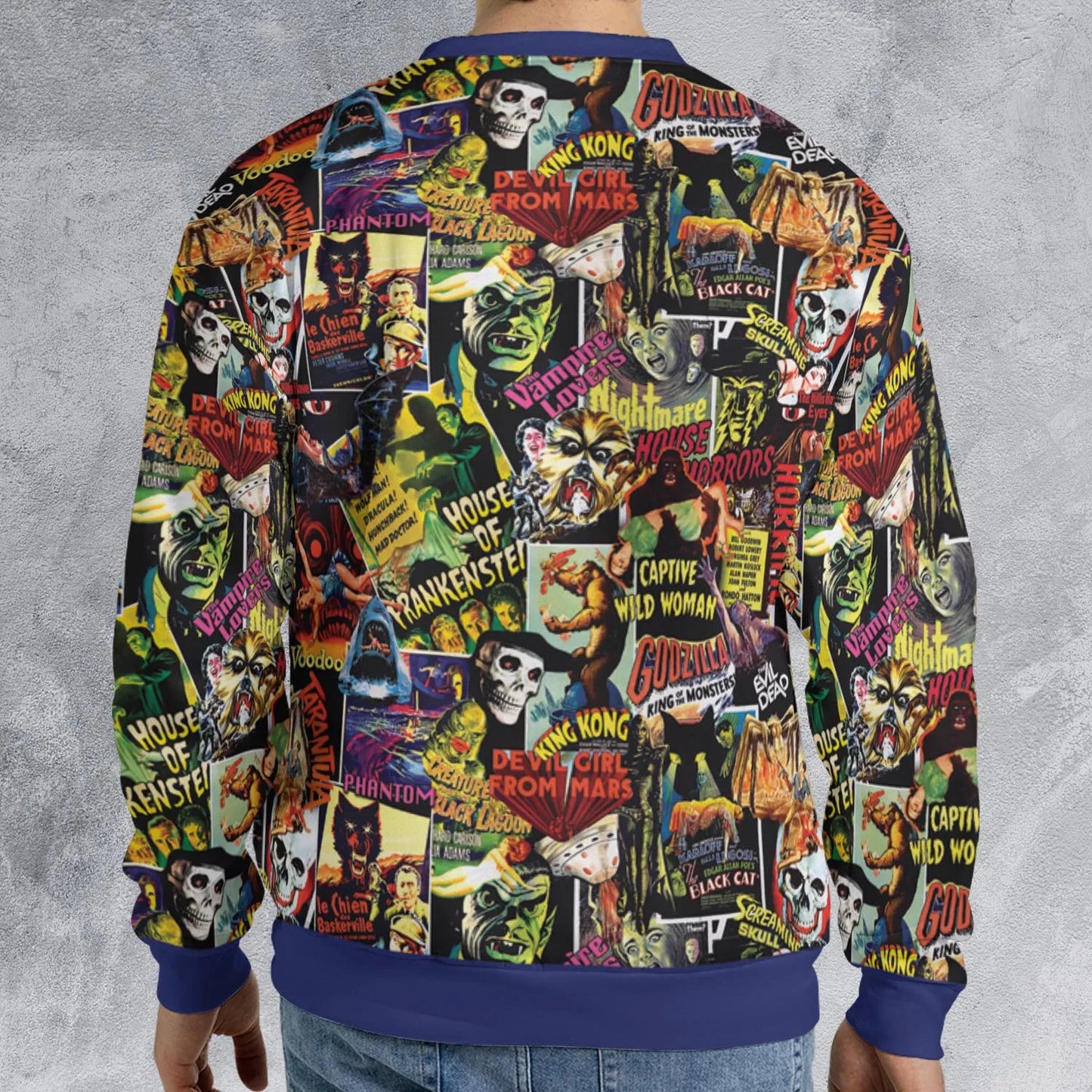 All-over Print Sweatshirt - UJBT5Z1Y