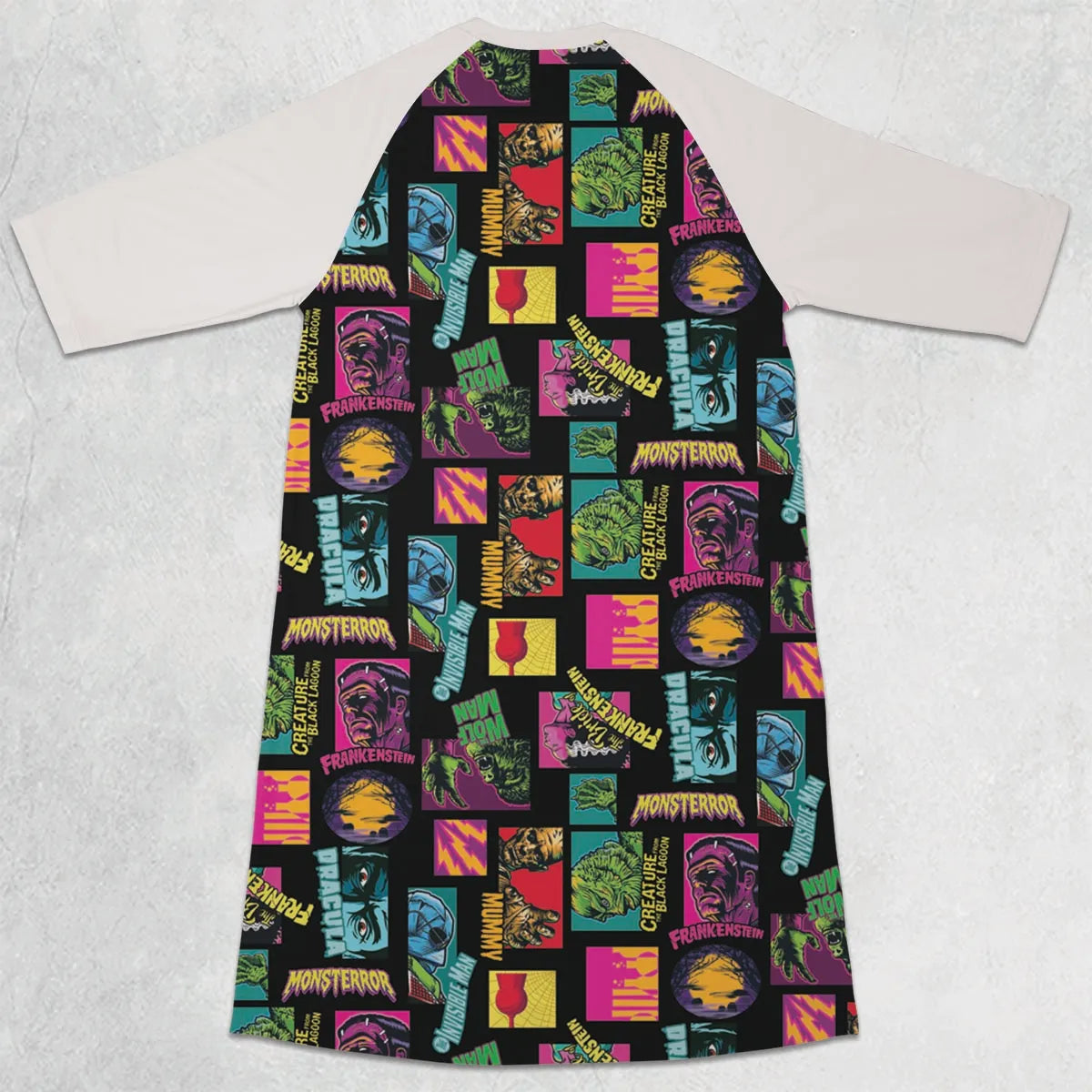 3/4 Sleeve Raglan Dress - M57Z6J9K