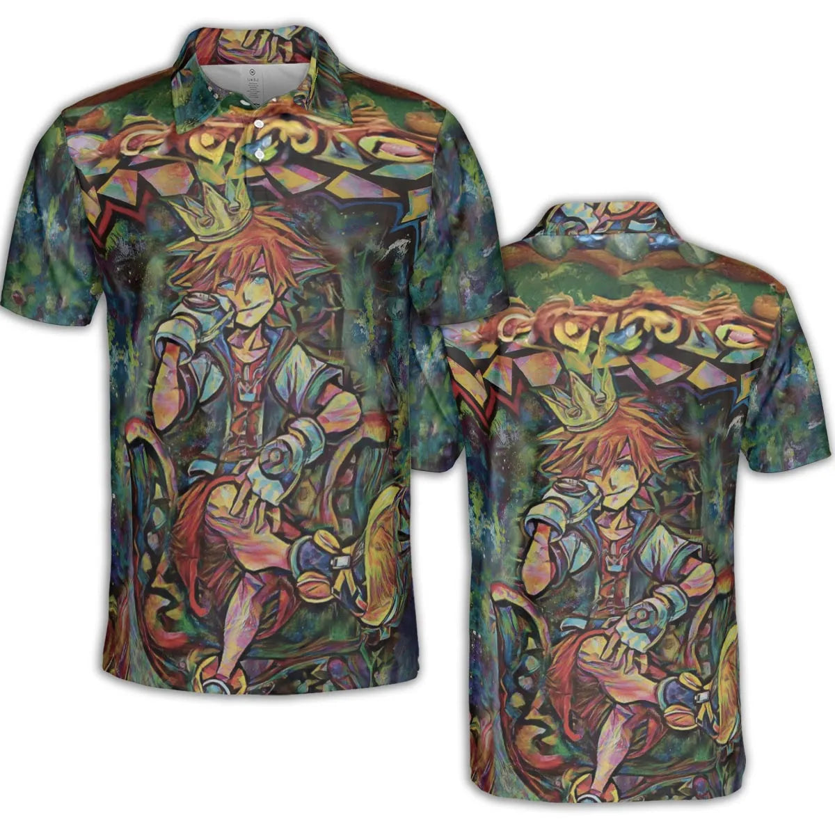 AOP Men/Women Polo Shirt - 4JY6V7EV
