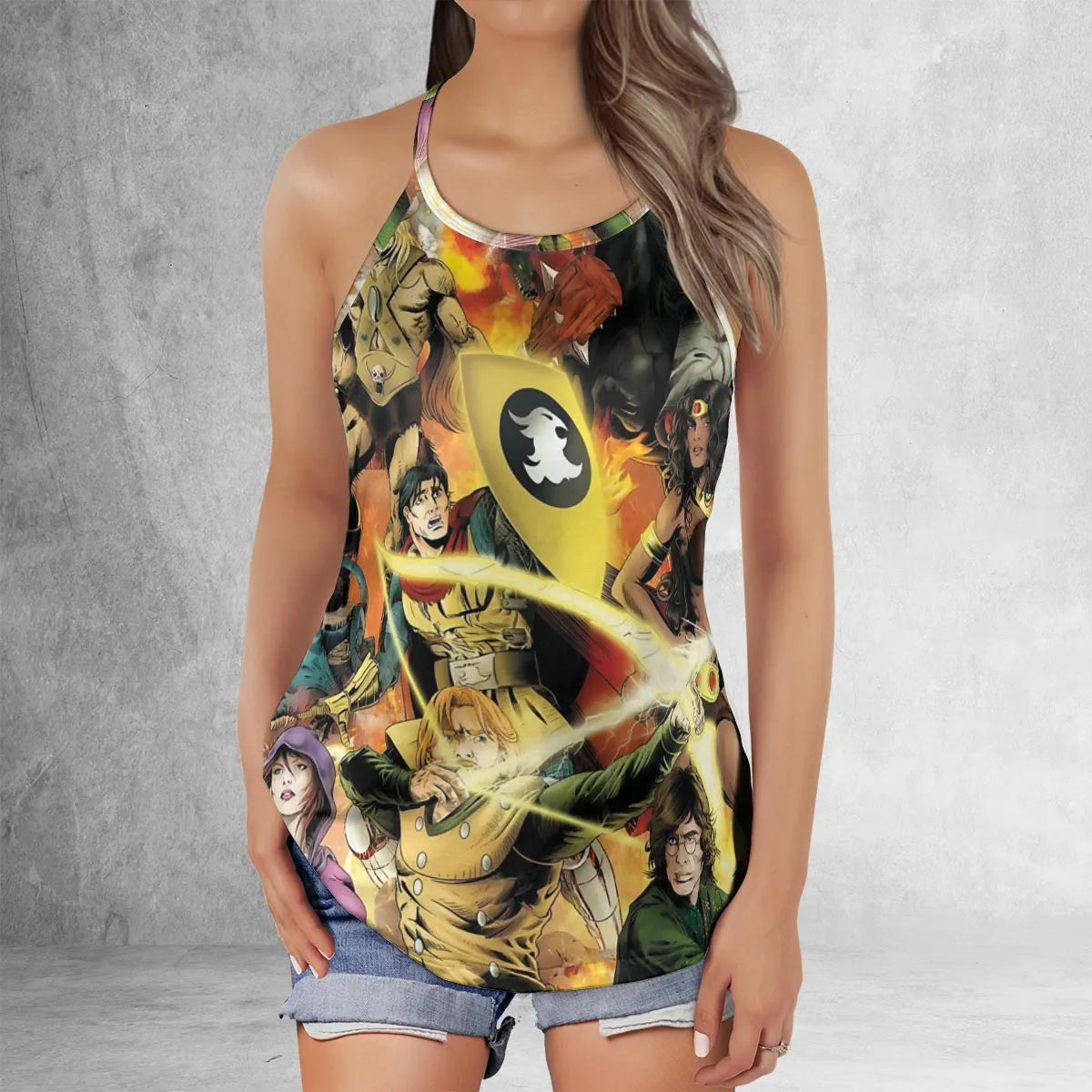 Criss Cross Tank Top - P9UH3UYR