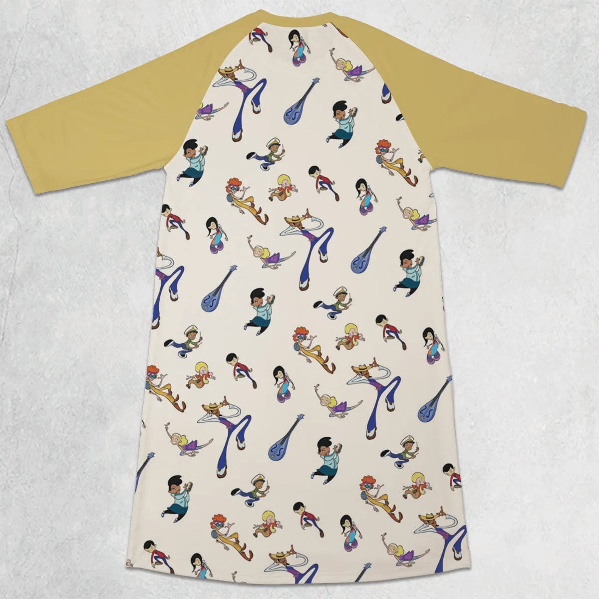 3/4 Sleeve Raglan Dress - UP4183K3
