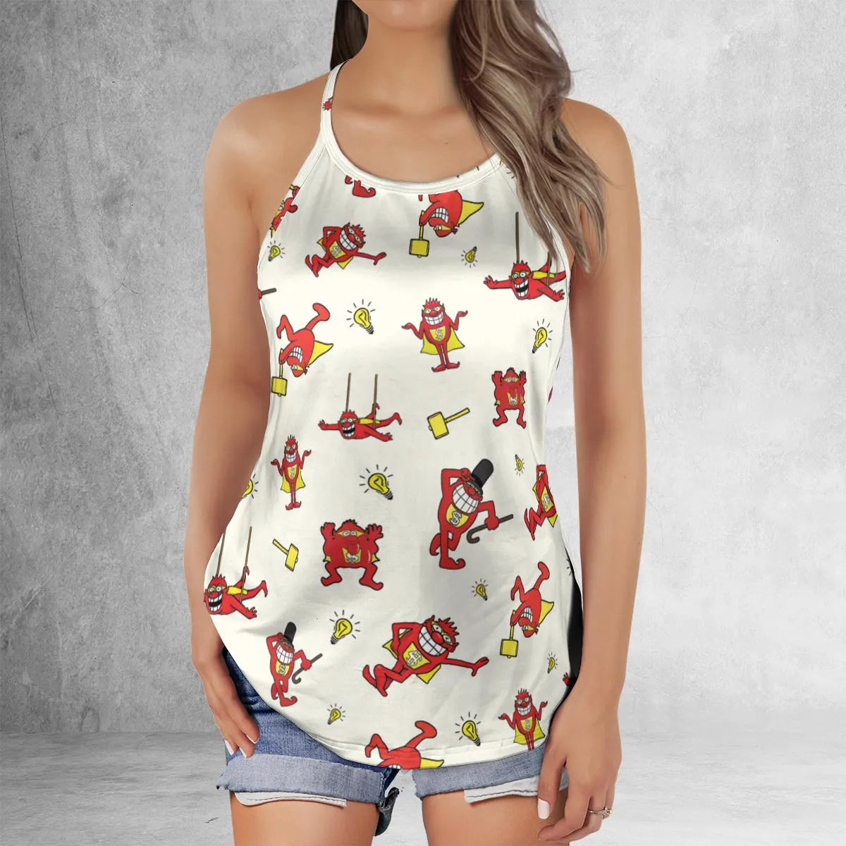 Criss Cross Tank Top - KG3KF1FB