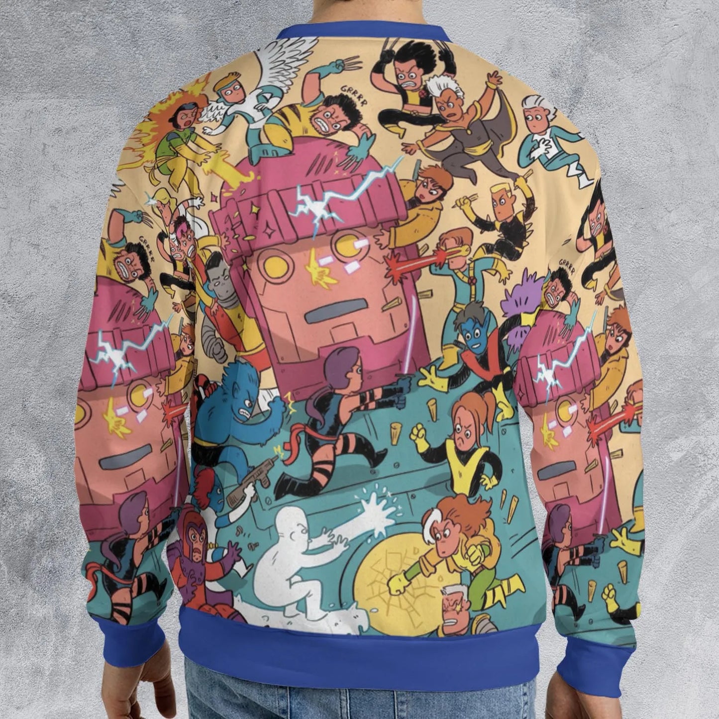 All-over Print Sweatshirt - SZZZL8EN