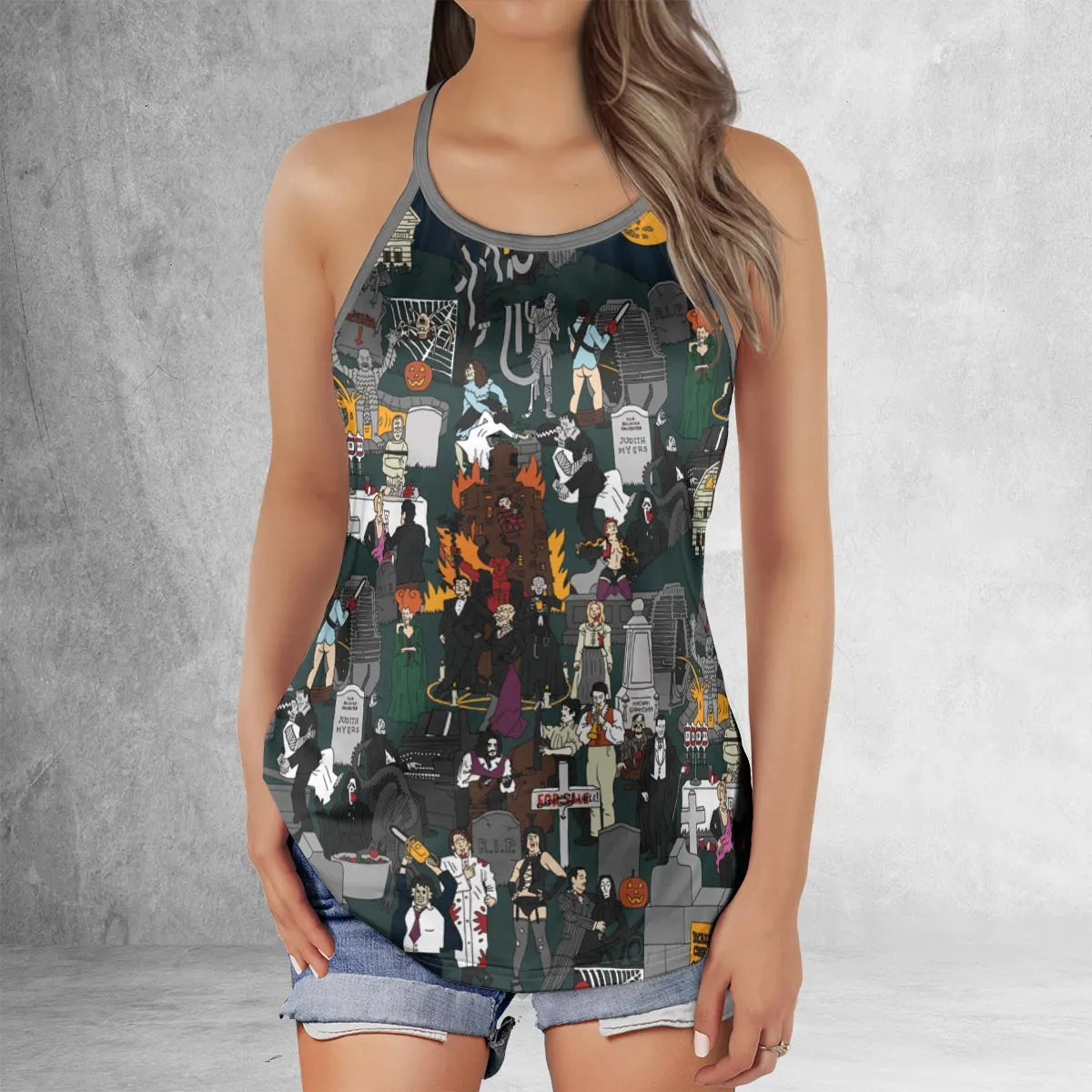 Criss Cross Tank Top - GE1TLDVR