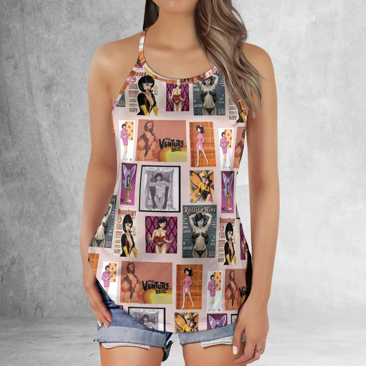 Criss Cross Tank Top - AG3MLESK